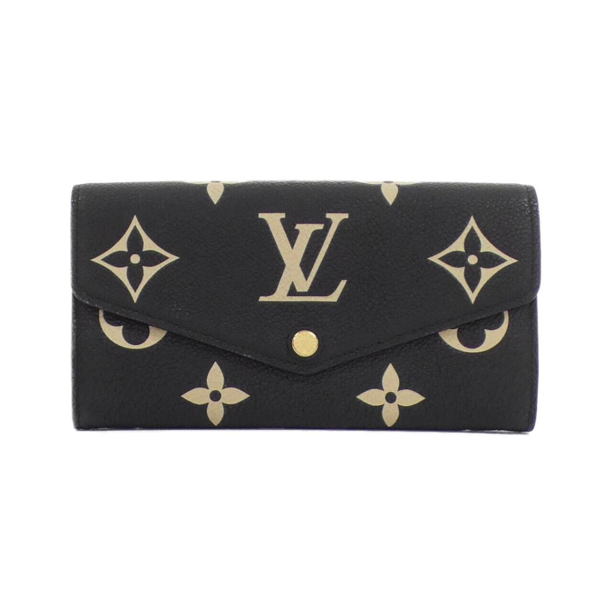 LOUIS VUITTON ボルトフォイユ・サラ 長財布　箱付き【リペア品】 ルイヴィトン 長財布 モノグラム リバース ポルトフォイユ・サラ