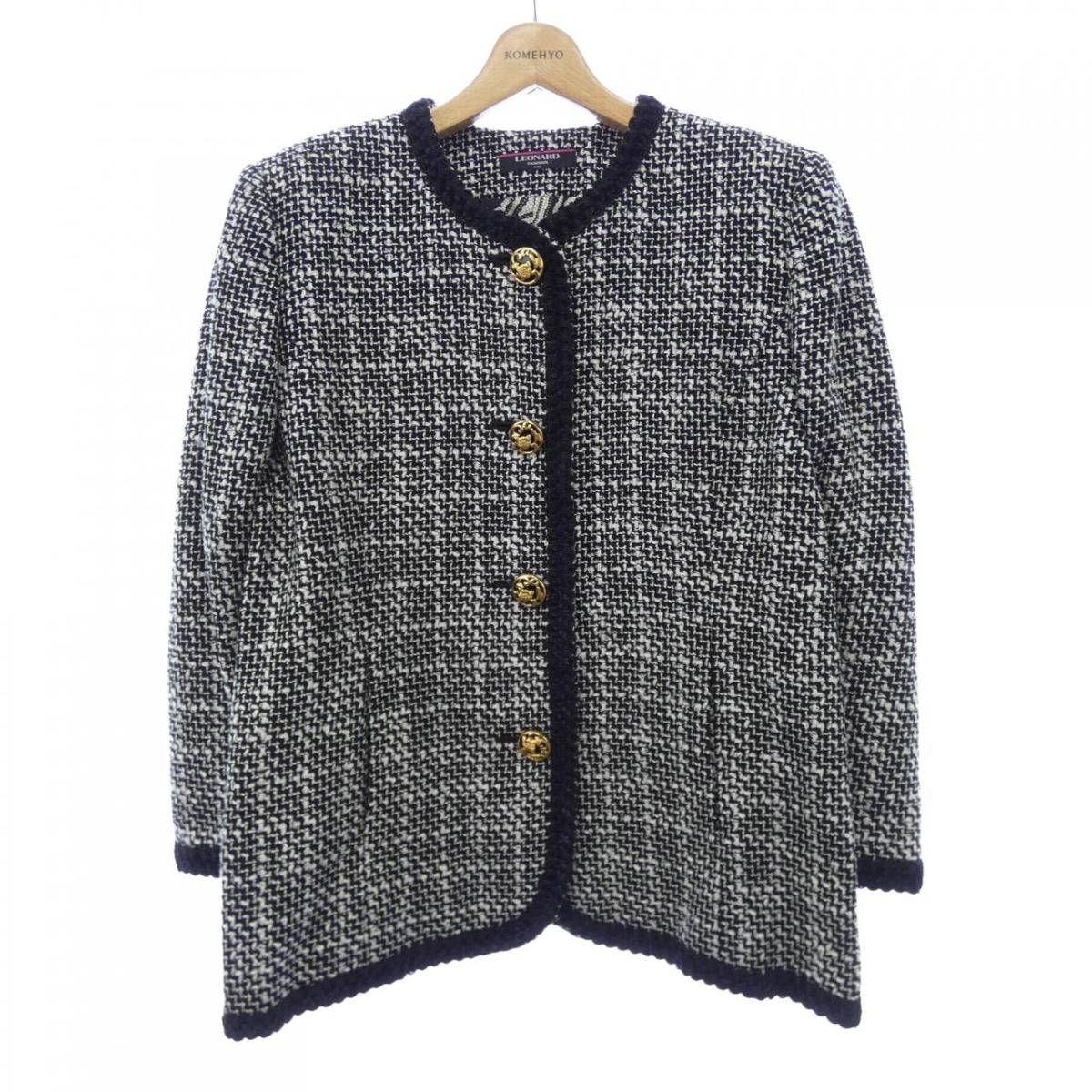 レオナールファッション LEONARD FASHION ノーカラージャケット【中古】｜KOMEHYO ONLINESTORE 店