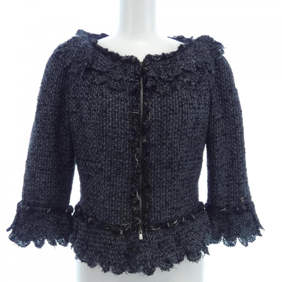 シャネル CHANEL ノーカラージャケット【中古】｜KOMEHYO ONLINESTORE 店 126,300円