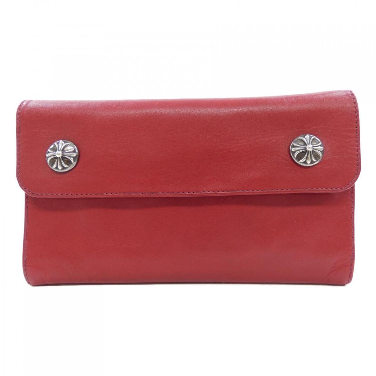 正規品鑑定済 クロムハーツ クロスパッチ タイニージップ ウォレット SV925 CHROME HEARTS クロムハーツ Wallet ウォレット 財布 レザー