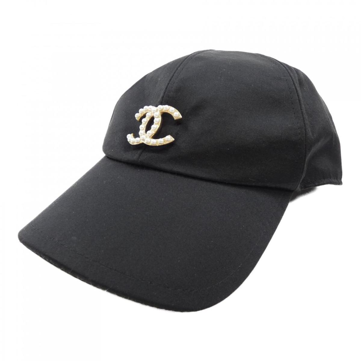 シャネル☆ バケット ハット ココマーク M コットン ネイビー ユニセックス CHANEL 23年 シャネル バケットハット ネイビー ココマーク M ハット