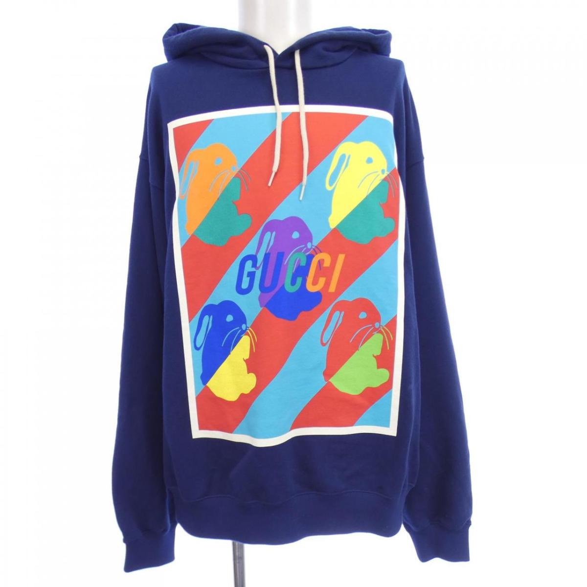 【ティアラ】　グッチ　パーカー　24m    XXL    シェリーライン GUCCI(グッチ) シェリーラインロゴプリントドラゴン刺しゅう