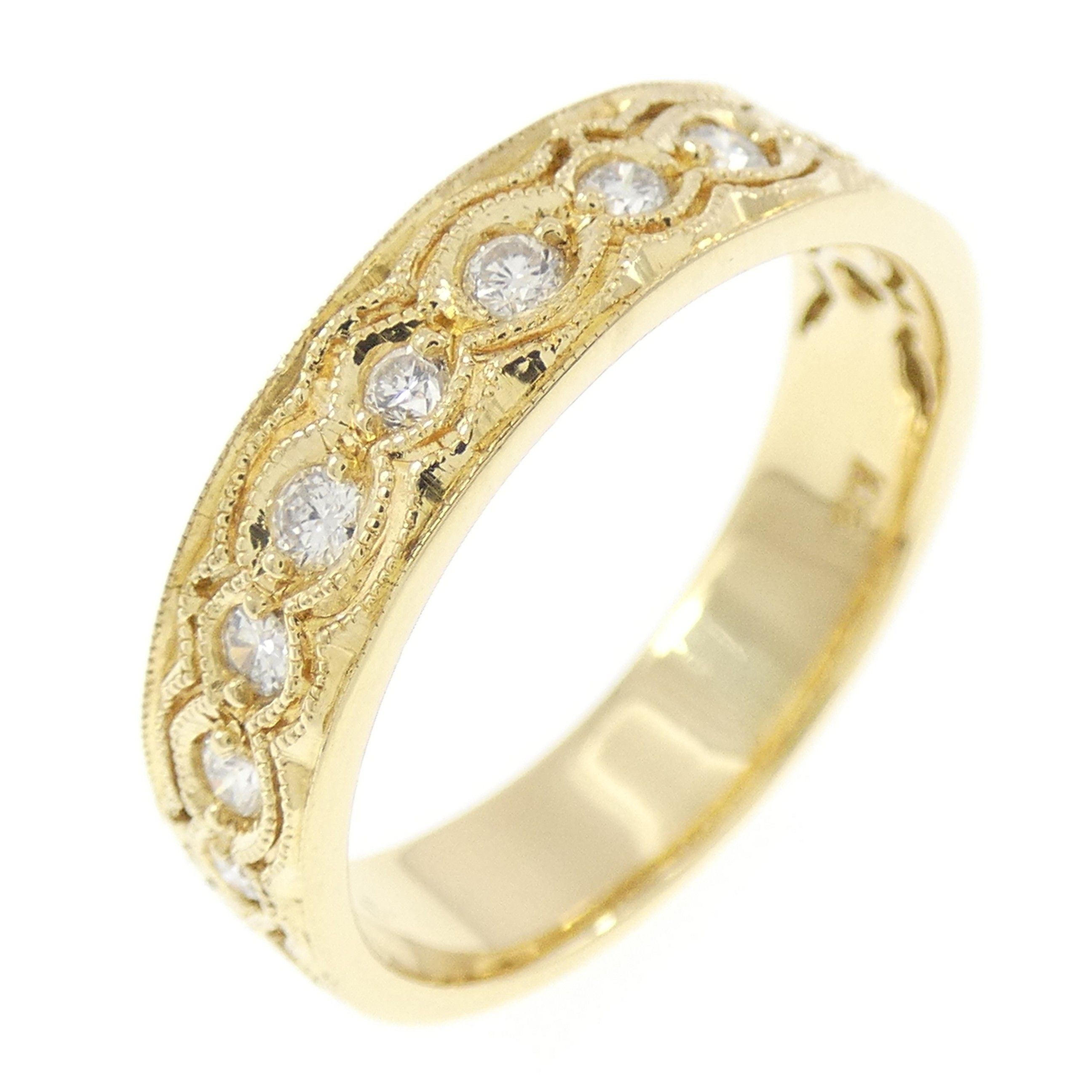K18YG ダイヤモンド リング 0.20CT【中古】