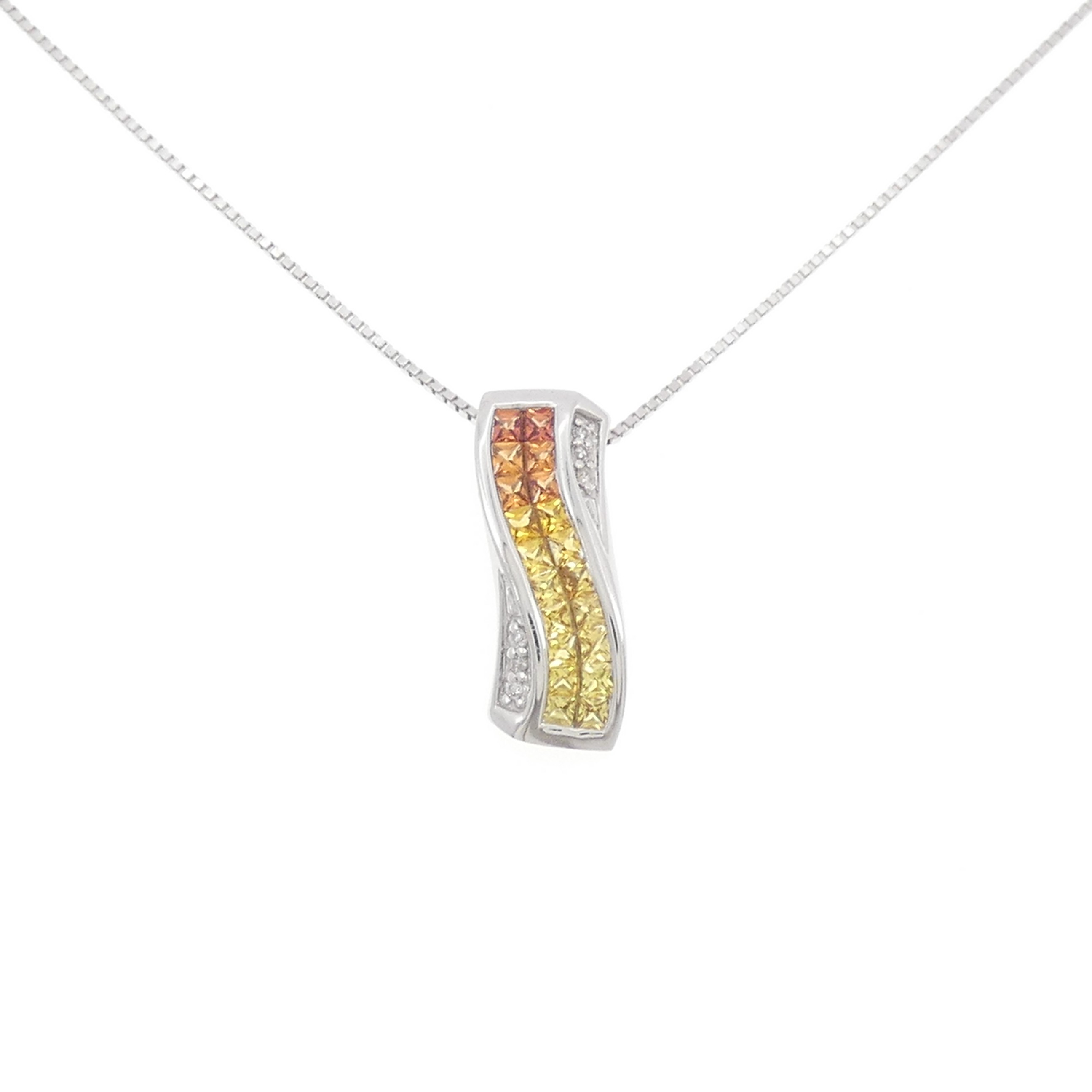 K18WG サファイヤ ネックレス 0.65CT【中古】|KOMEHYO ONLINESTORE 店