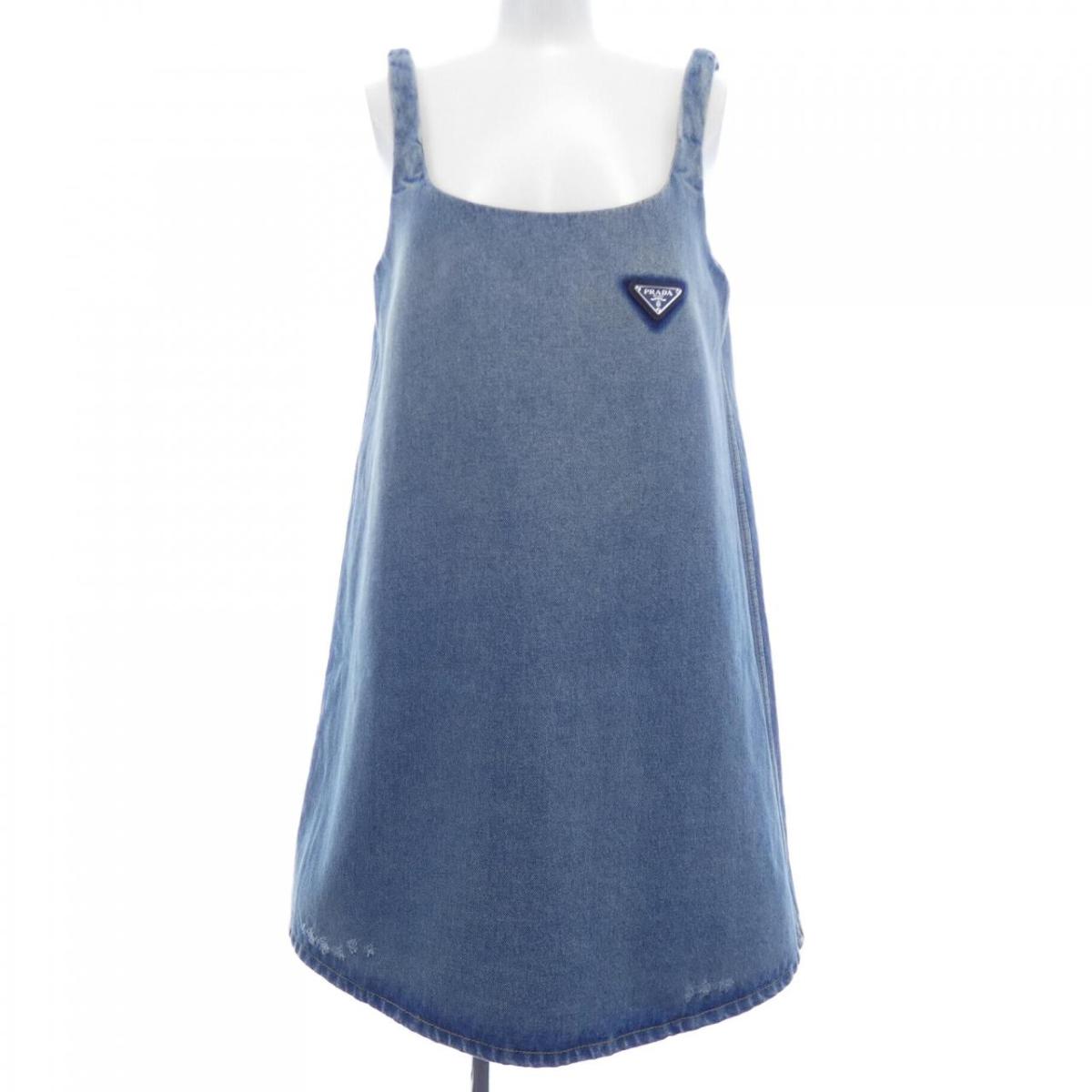 楽天市場】PRADA プラダ RE-NYLON ノースリーブ ワンピース ナイロン