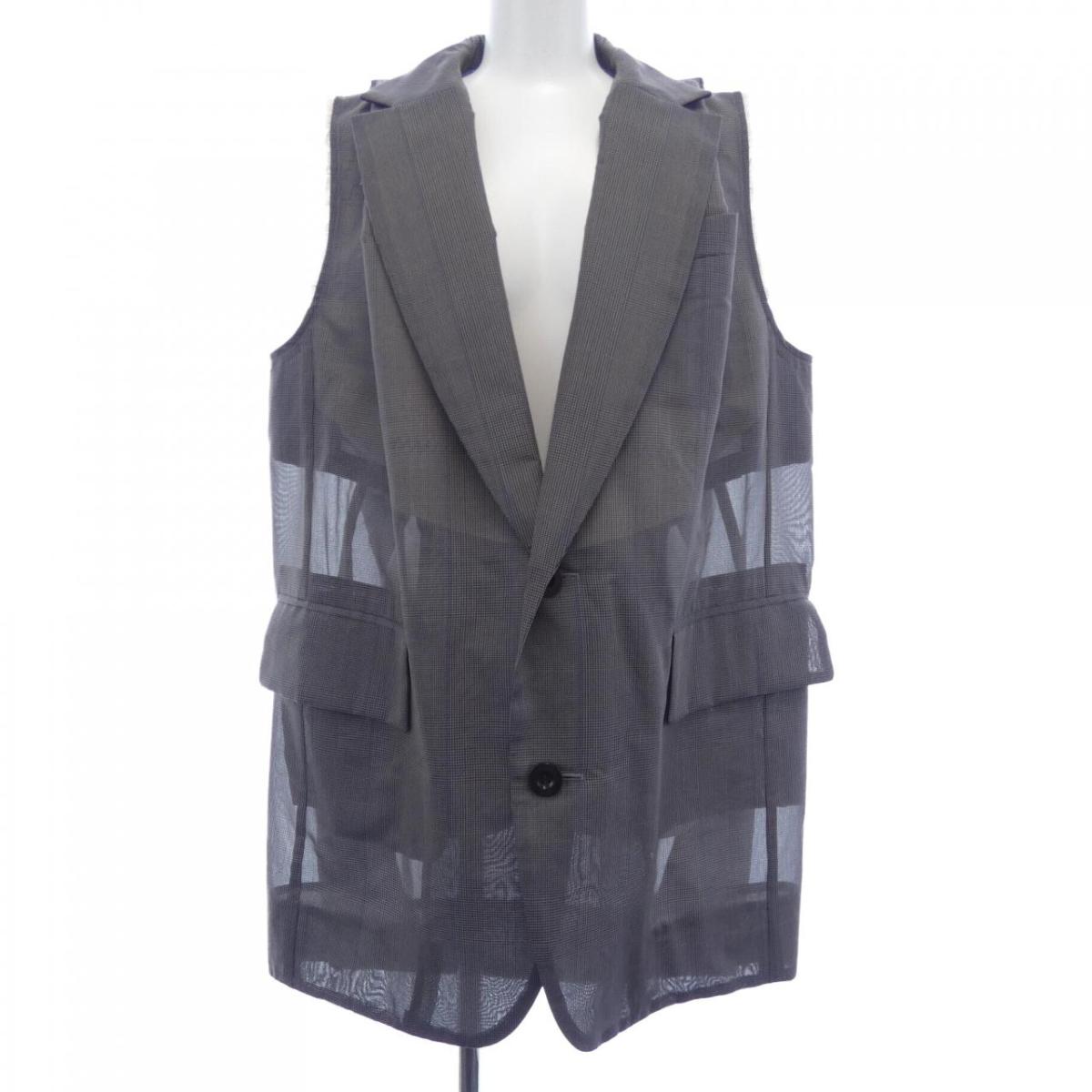 楽天市場】Sacai(サカイ) サイズ:1 Taffeta Hooded Vest
