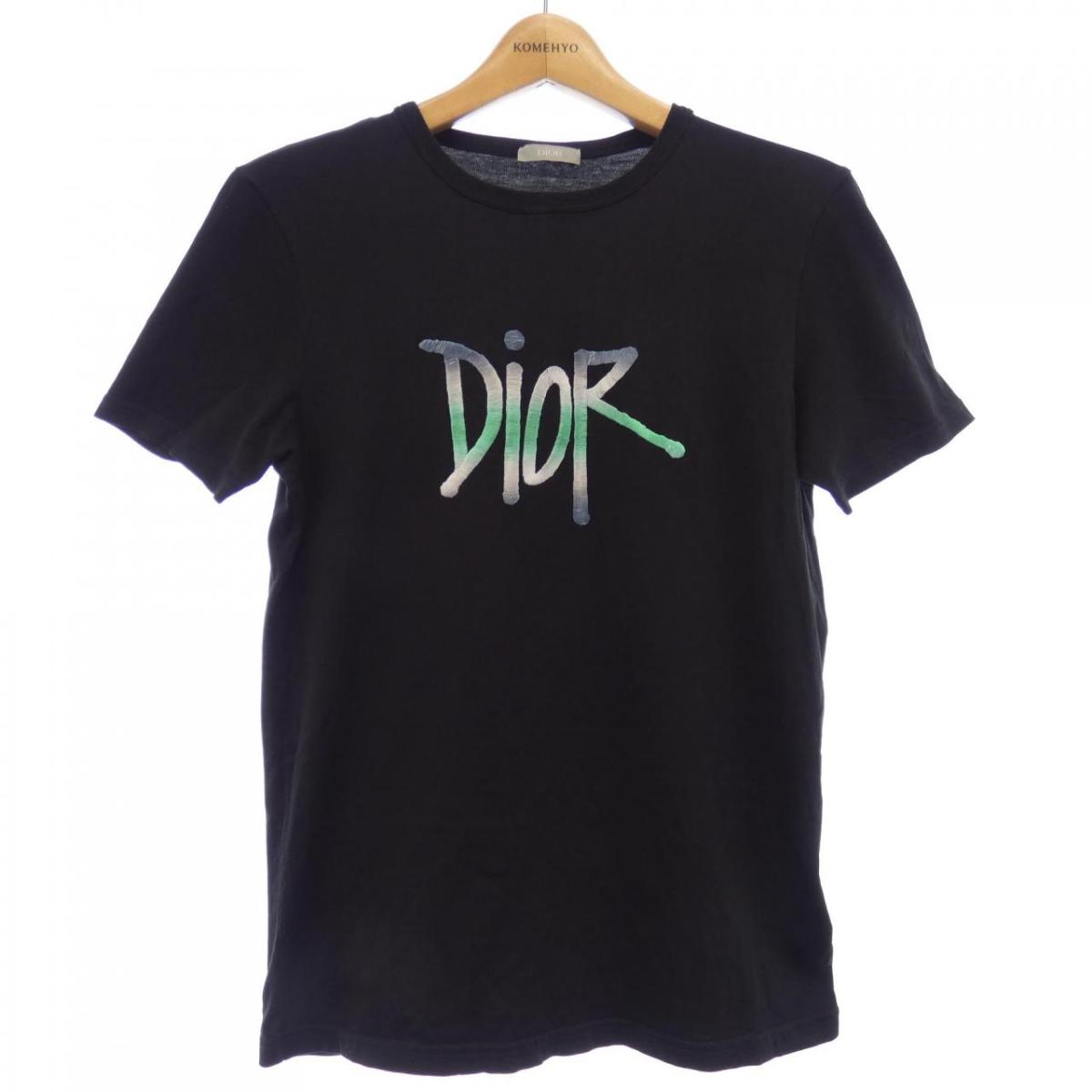 【パッと目を惹く♪】ディオール★Tシャツ DIOR】ディオール CD ハート パッチ 半袖Tシャツ (Dior/Tシャツ