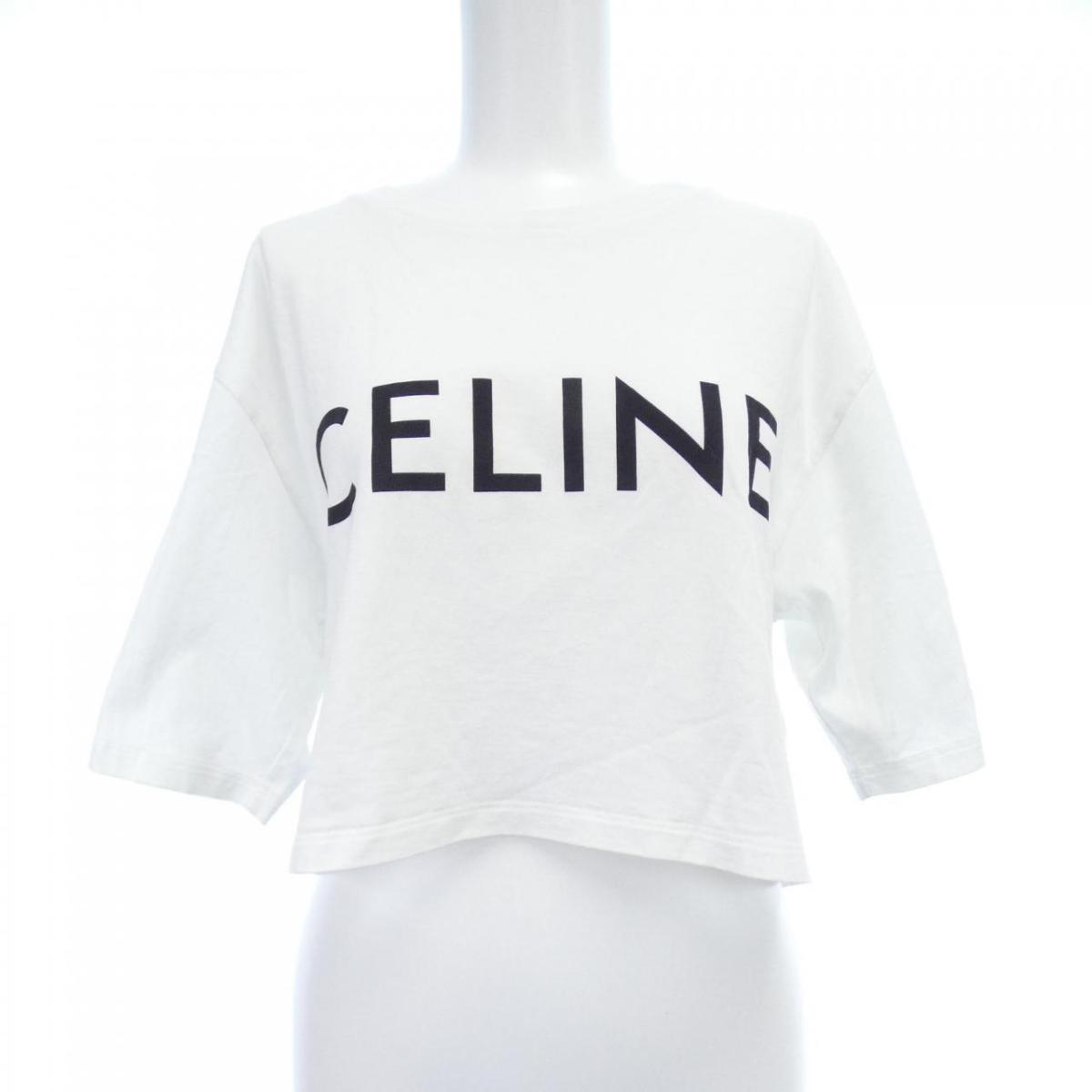 楽天市場】CELINE セリーヌ 衣類 ゴシックロゴプリント Tシャツ