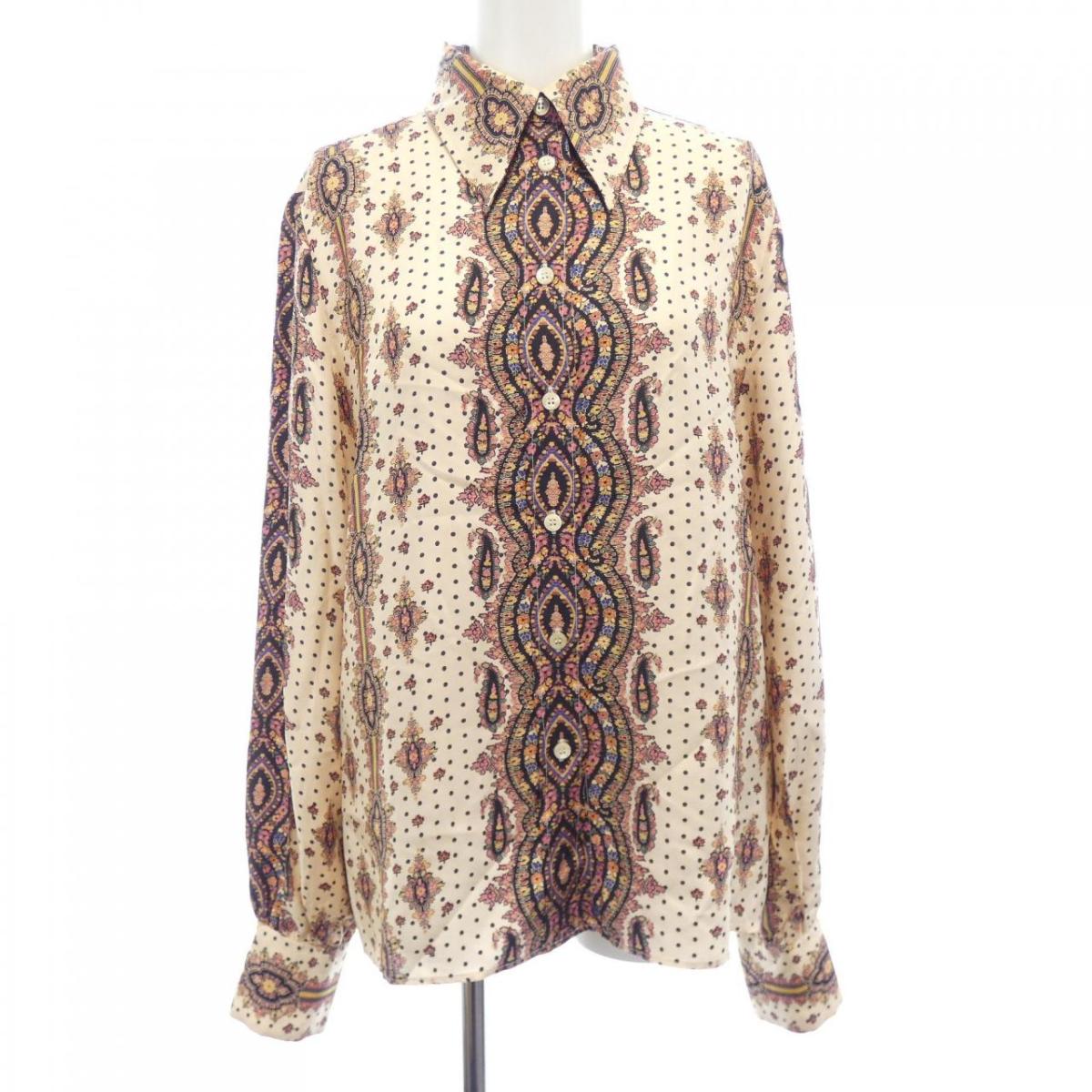 楽天市場】ETRO(エトロ) サイズ:XS 花柄 コットン長袖シャツ