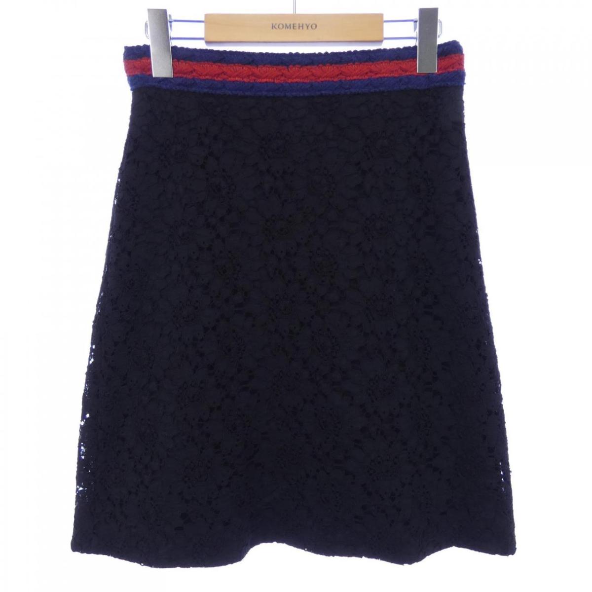 楽天市場】【グッチ】Gucci 17年 グリッター シルク混 プリーツ ロング