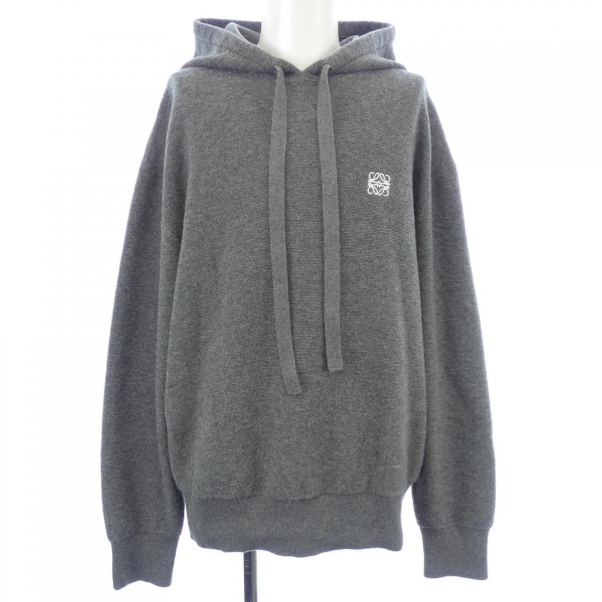 LOEWE・ロエベ◆アナグラム フーディー　スウェットパーカー LOEWE 極美品□LOEWE ロエベ 24SS H526Y25X39 アナグラム刺繍