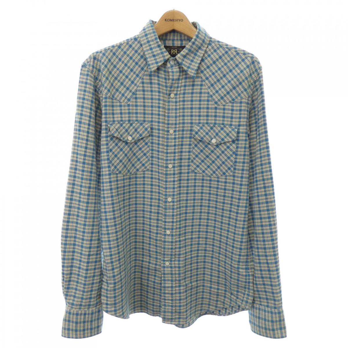 RRL ダブルアールエル ポルカドット 長袖シャツ M〜L相当 楽天市場】RRL ダブルアールエル L/S POLKA DOT SHIRTS ポルカ
