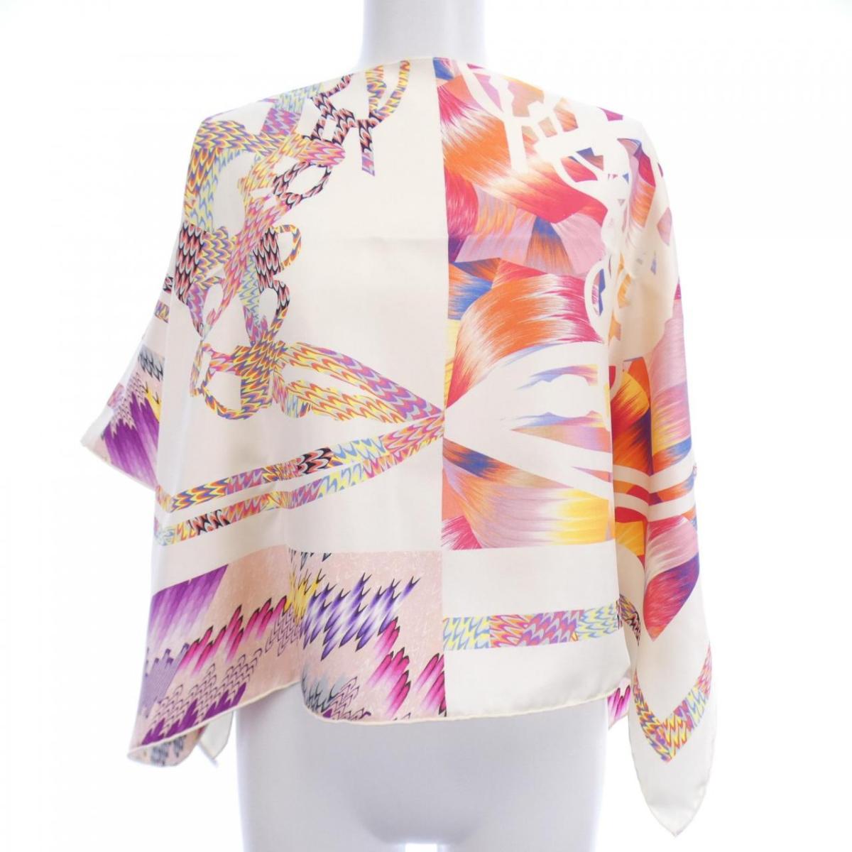 楽天市場】HERMES エルメス タッセル付ポンチョ ロカバール ムタード