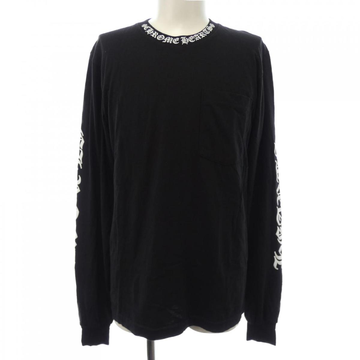 クロムハーツ Vネック Tシャツ レディース L クロムハーツChrome Hearts ホワイト Vネック Tシャツ