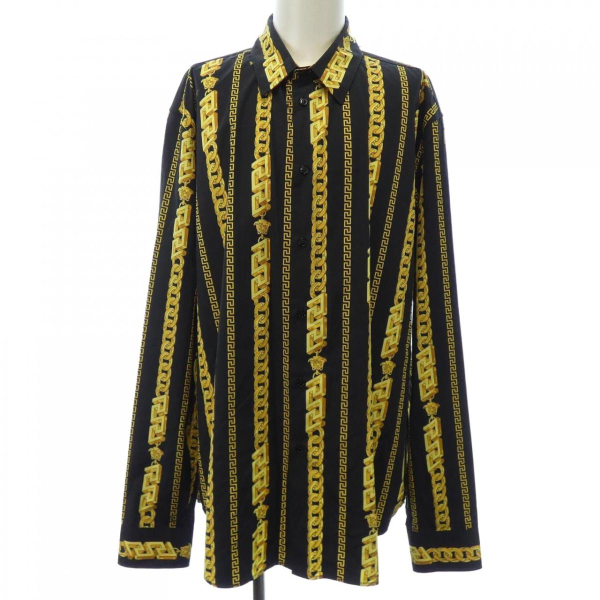 楽天市場】【アパレル】VERSACE ヴェルサーチ シャツ メンズ シルク100