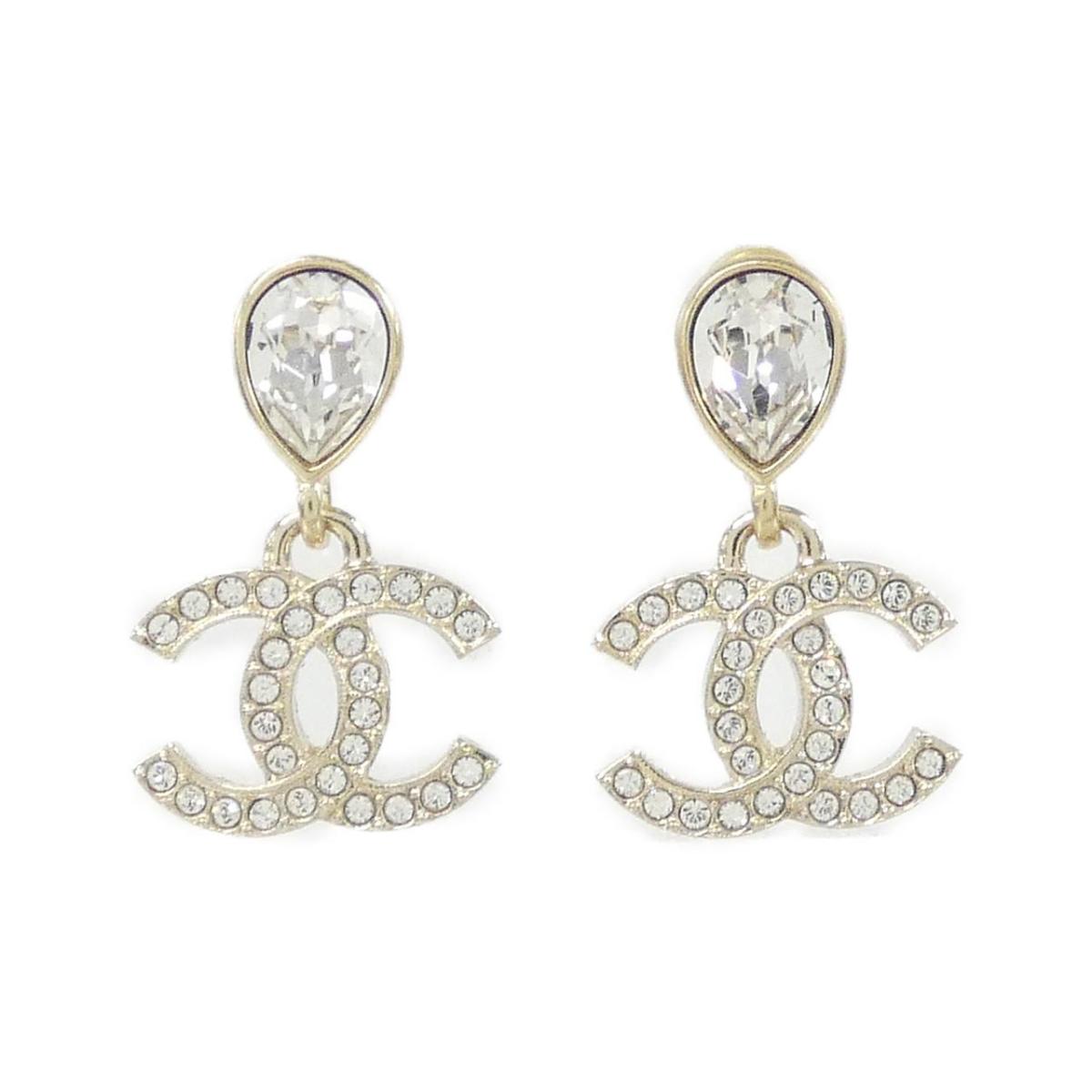 楽天市場】シャネル【CHANEL】（シャネル ピアス） シルバー×クリア
