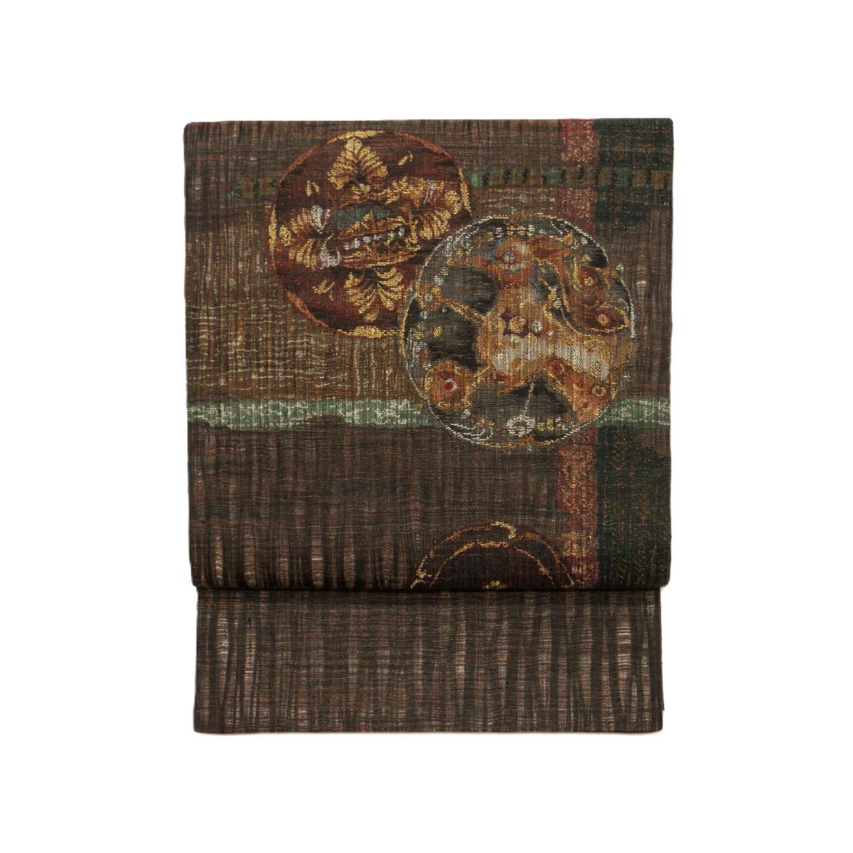 袋帯　リバーシブル【渡文】【中古】