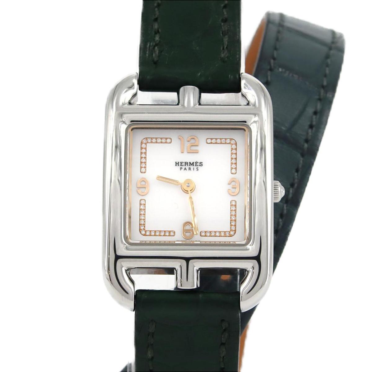 楽天市場】【エルメス】Hermes ケープコッド ドゥブルトゥール 腕時計
