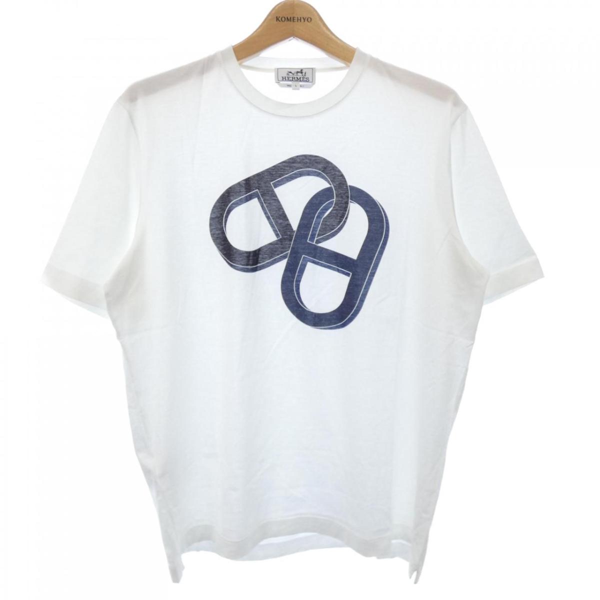 エルメスロゴ柄が可愛い♪ HERMES ボルデュック Tシャツ エルメスロゴ柄が可愛い♪ HERMES ボルデュック Tシャツ