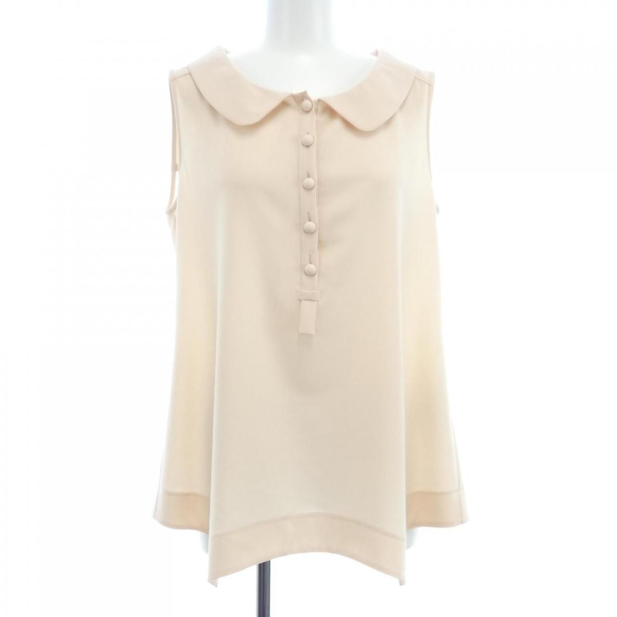 FOXEY NEW YORKホワイトトップス美品サイズ38春 FOXEY NEW YORK フォクシー ニューヨーク トップス ホワイト 38