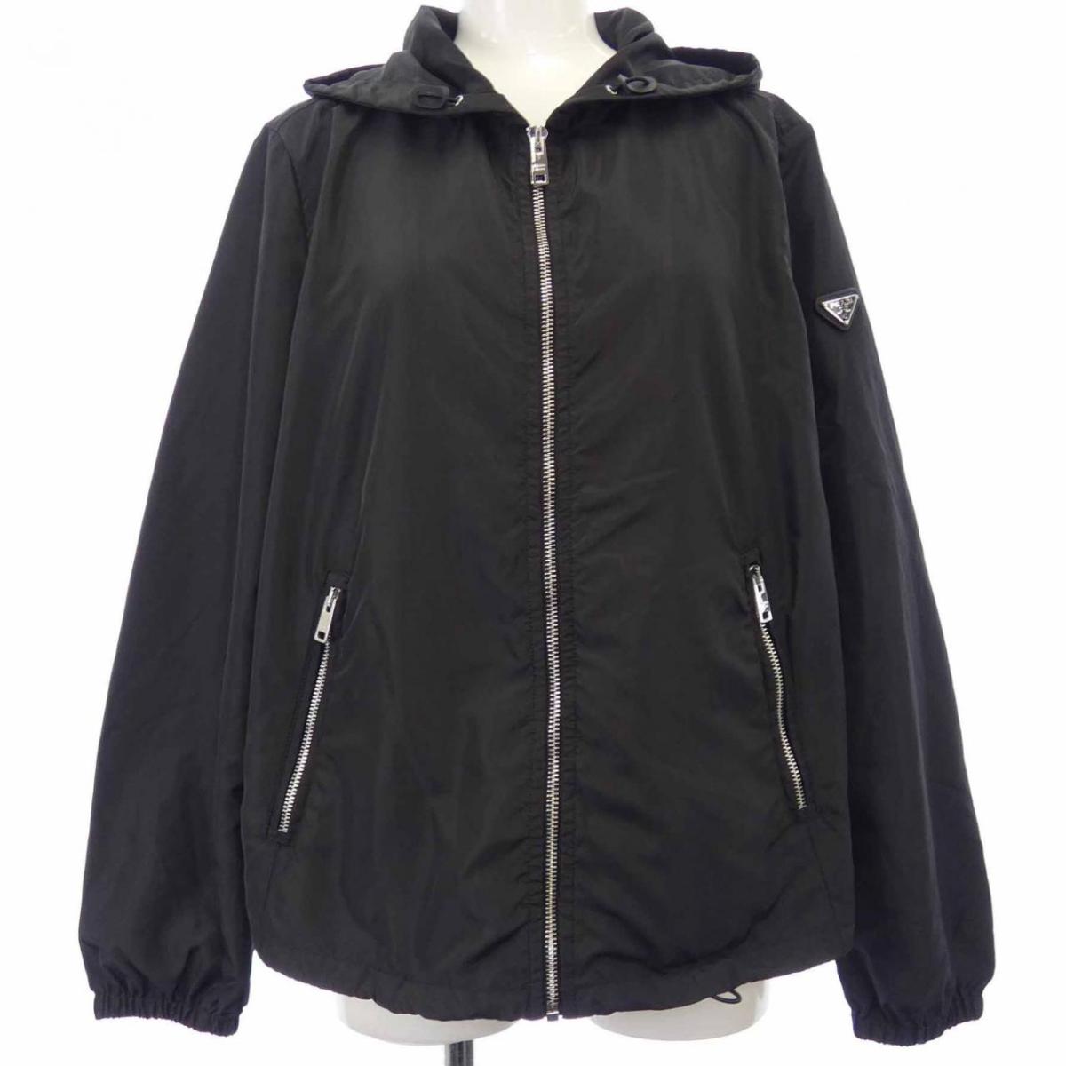 プラダ　3ボタンシングルナイロンジャケットブラック C-TK8925  M 楽天市場】【PRADA】プラダ 3ボタン シングルジャケット C