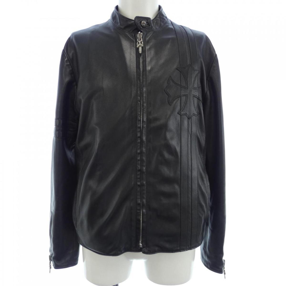 楽天市場】CHROME HEARTS MEN'S PERFECT LEATHER JACKET クロム