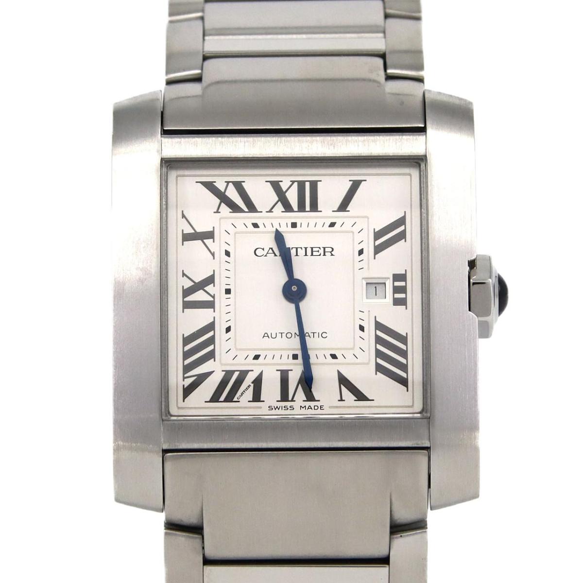 カルティエ タンクフランセーズLM WSTA0067 SS 自動巻【中古】
