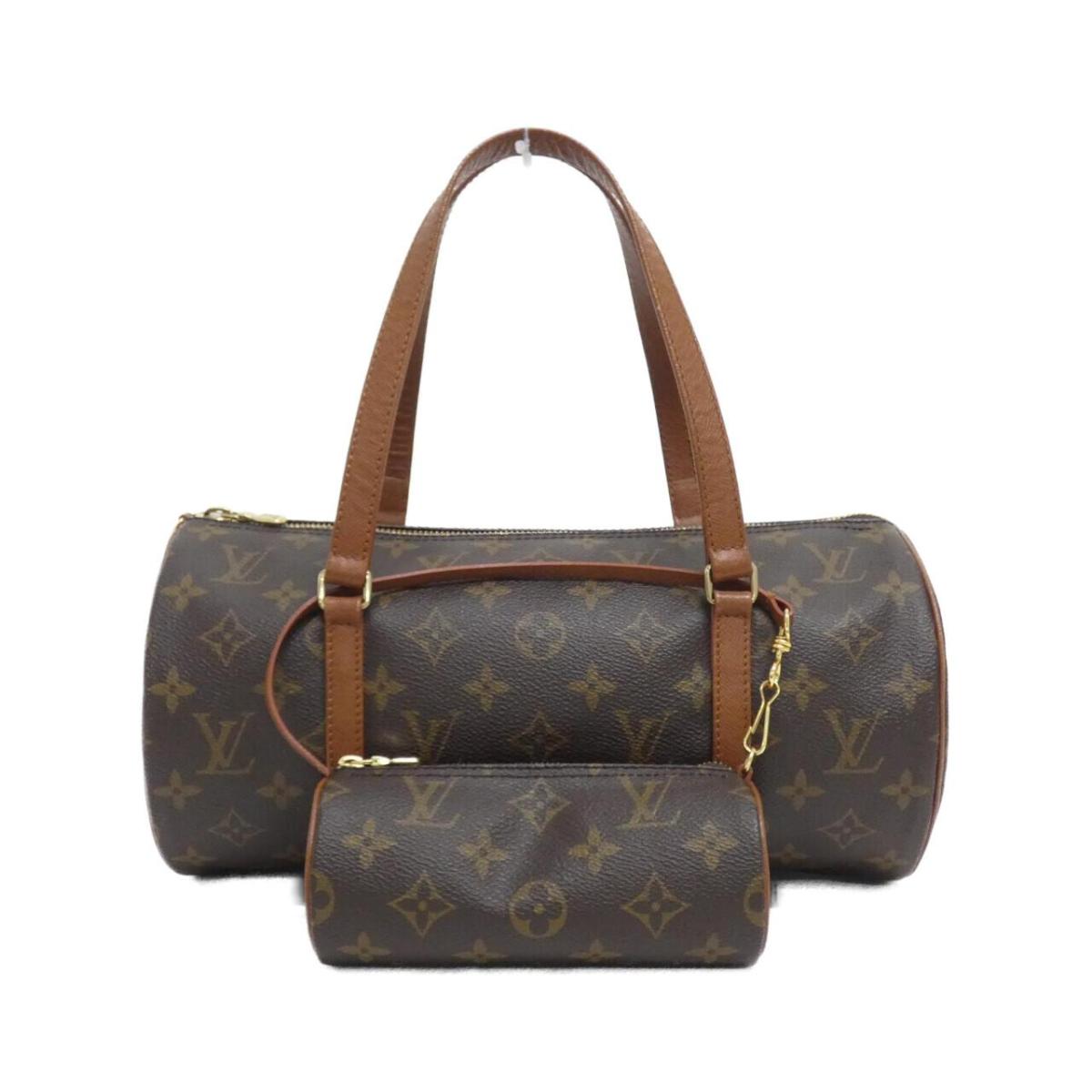 【セール】ルイヴィトン　モノグラム ハンドバッグ　パピヨン　ボストン　筒形　中古 LOUIS VUITTON ルイ ヴィトン ハンドバッグ ミニボストンバッグ
