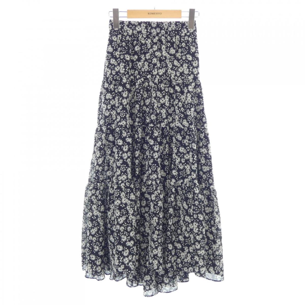 スカート SHE Tokyo 2023SS Audrey dot navy 36 SHE Tokyo 2023SS Audrey dot navy 36