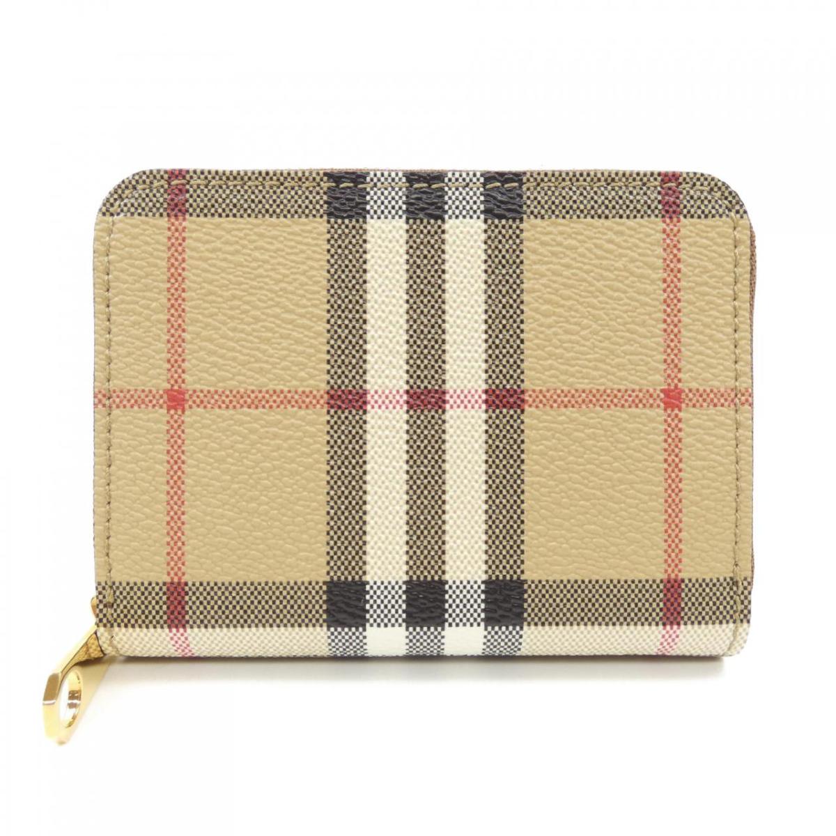 美品‼️ジップを開けるとノバチェックが‼️  バーバリー　レザー　コインケース　黒 楽天市場】【財布】BURBERRY バーバリー コインケース 小銭入れ