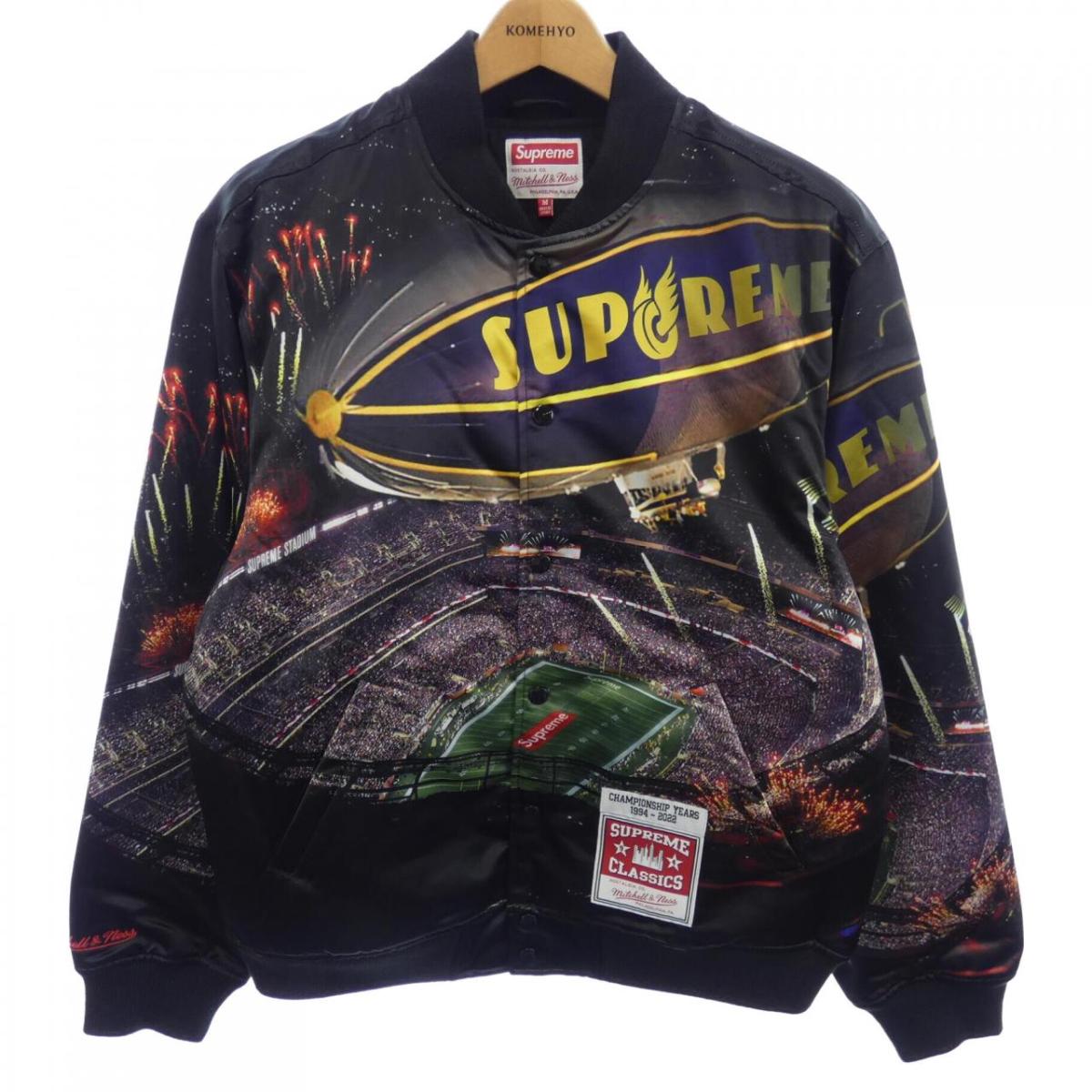 Supreme ジャケット Supreme Washed Knockout Denim Varsity Jacket (SS23) - $248