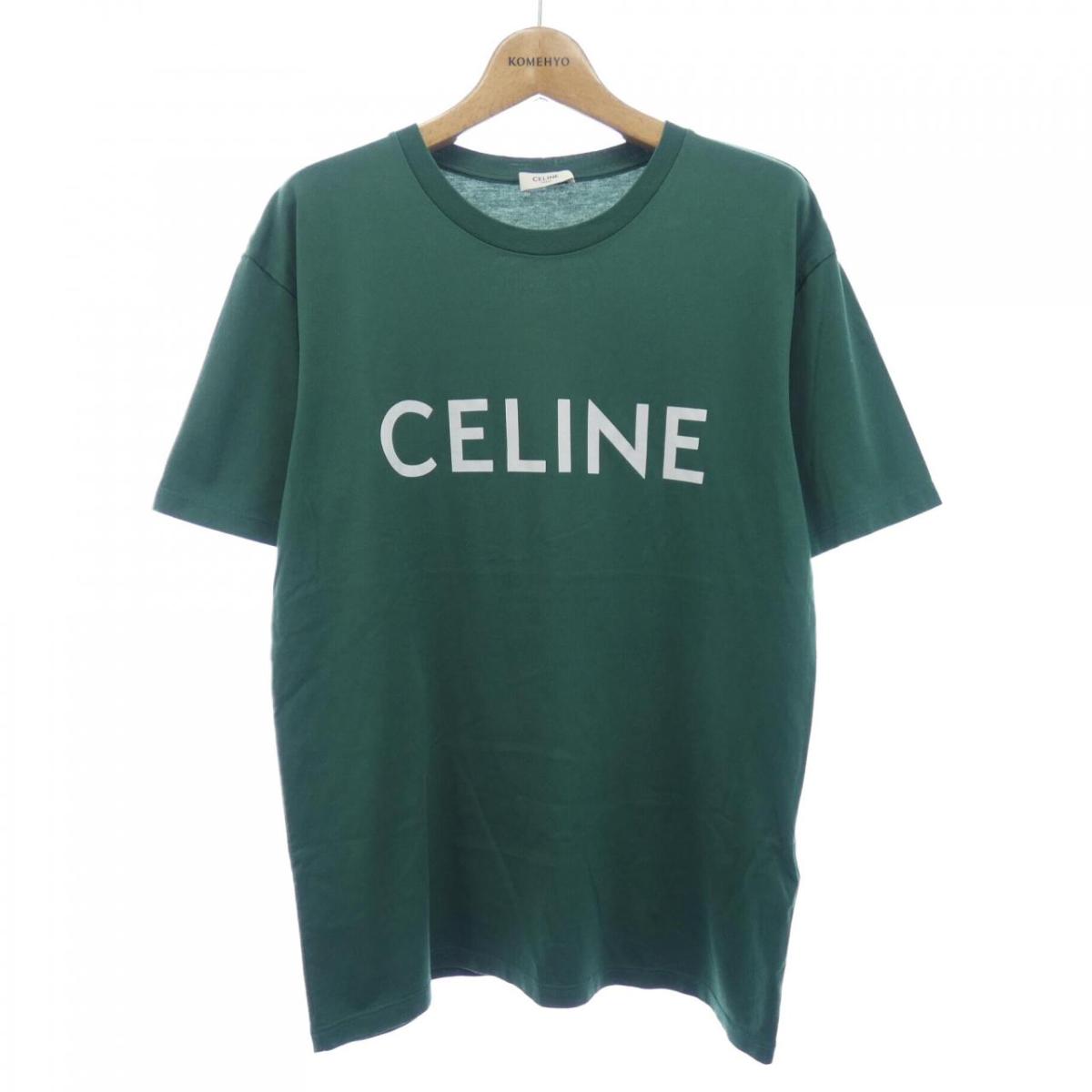 楽天市場】CELINE 2021SS Studded Logo S/S Tee 2X687501F セリーヌ