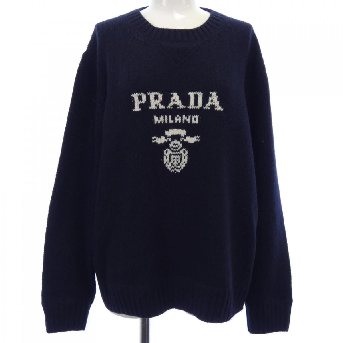 楽天市場】【プラダ】Prada ロゴ コットン クルーネック クロップド