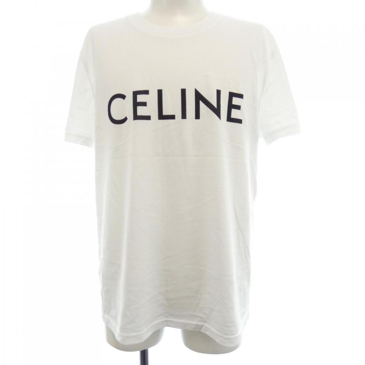 11410【美品・Lサイズ】セリーヌ☆ビッグロゴ リンガーtシャツ　定番カラー黒 11410【美品・Lサイズ】セリーヌ☆ビッグロゴ リンガーtシャツ