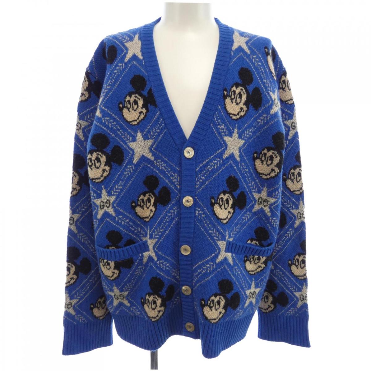 グッチ　ロングカーディガン GUCCI - GUCCI グッチ 19SS タイガー刺繍ロングニット