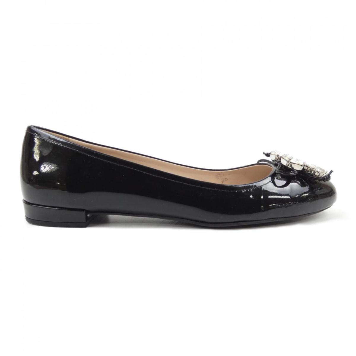 miu miu <美品> ビジュー フラット37.5 miu miu <美品> ビジュー フラット37.5 中古・古着通販】MIU MIU