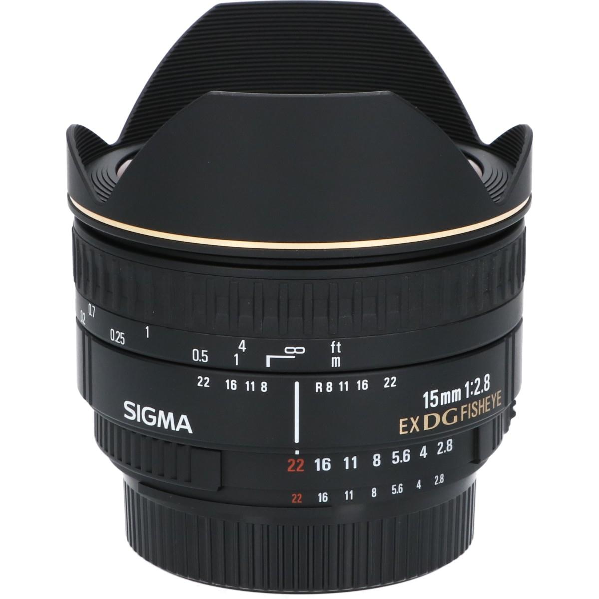ニコン１５ｍｍ　Ｆ２．８ＥＸ　ＤＧ　ＦＩＳＨＥＹＥ【中古】