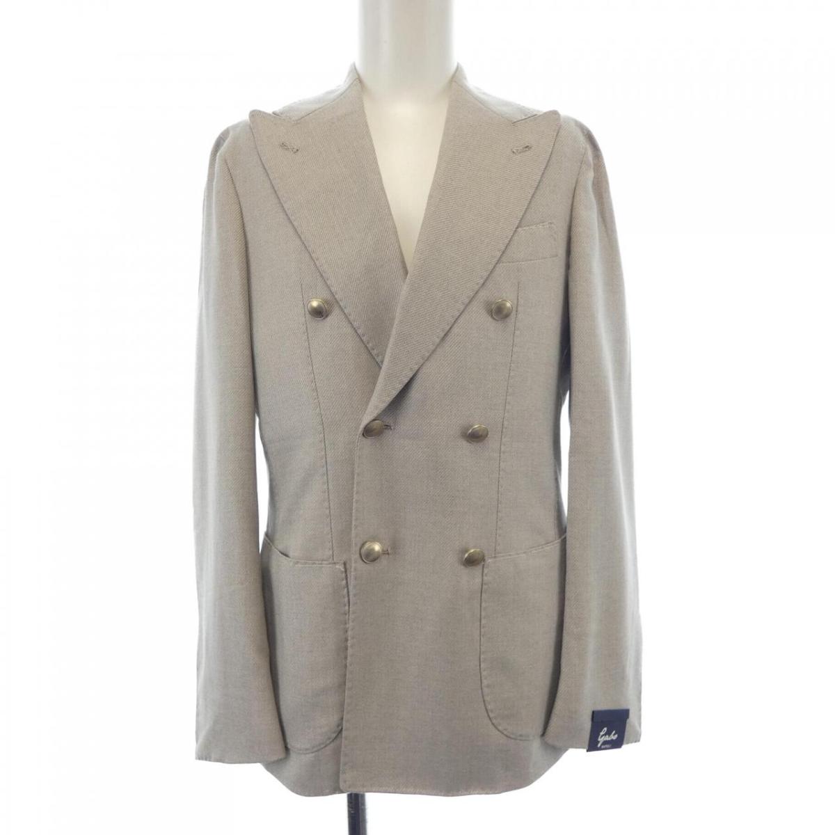 B17020 未使用品 GABO NEW NAPOLI 段返り3Bジャケット50 B17020 未使用