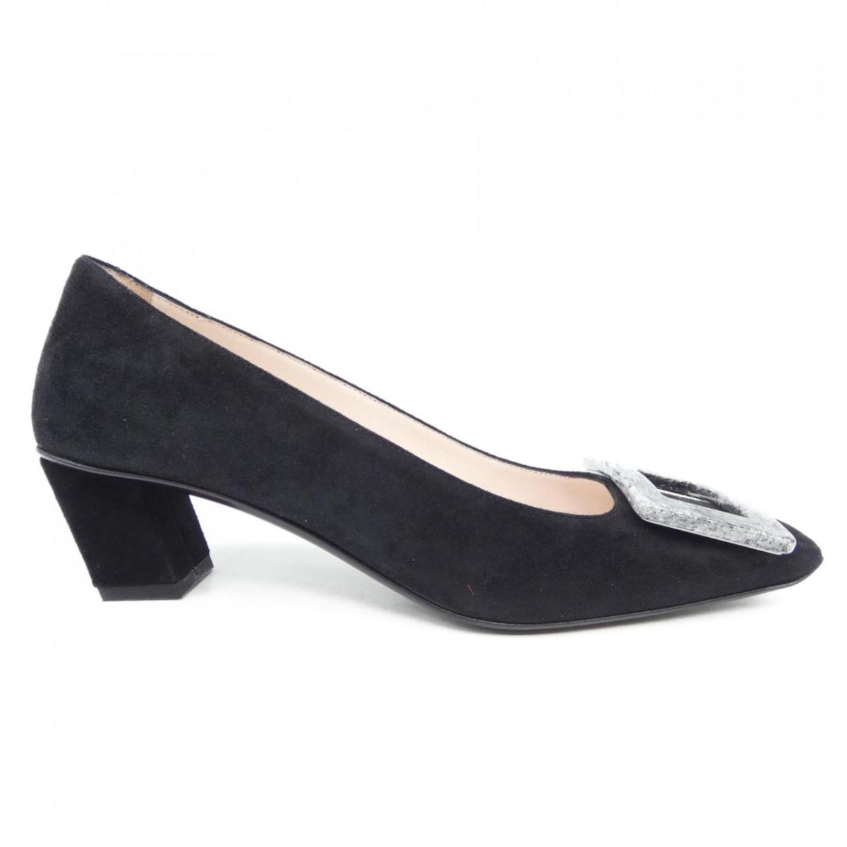 気品【Roger Vivier】ベルヴィヴィエ バレエフラットシューズ ホワイト Woman ベル ヴィヴィエ パテントレザー バレリーナ