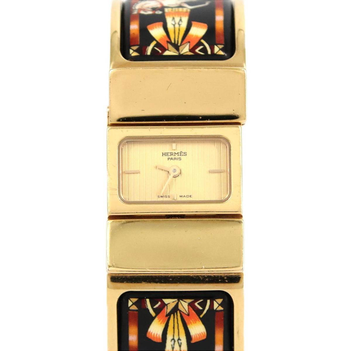 エルメス ロケエナメル GP LO1.201 GP クォーツ【中古】 55,440円