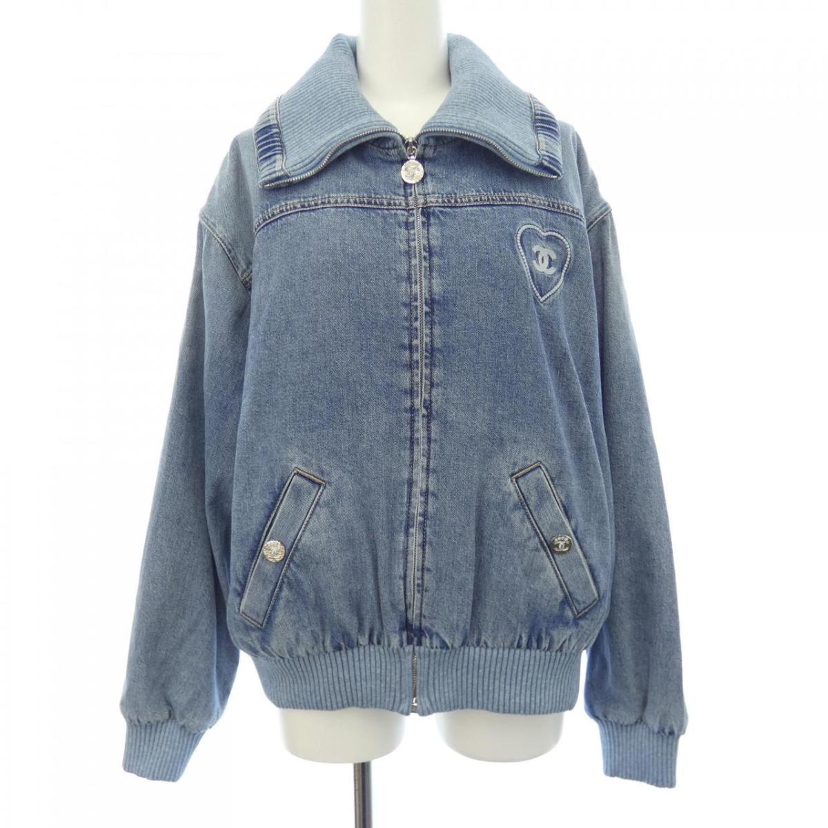 楽天市場】美品 CHANEL シャネル デニム ジャケット CHANEL