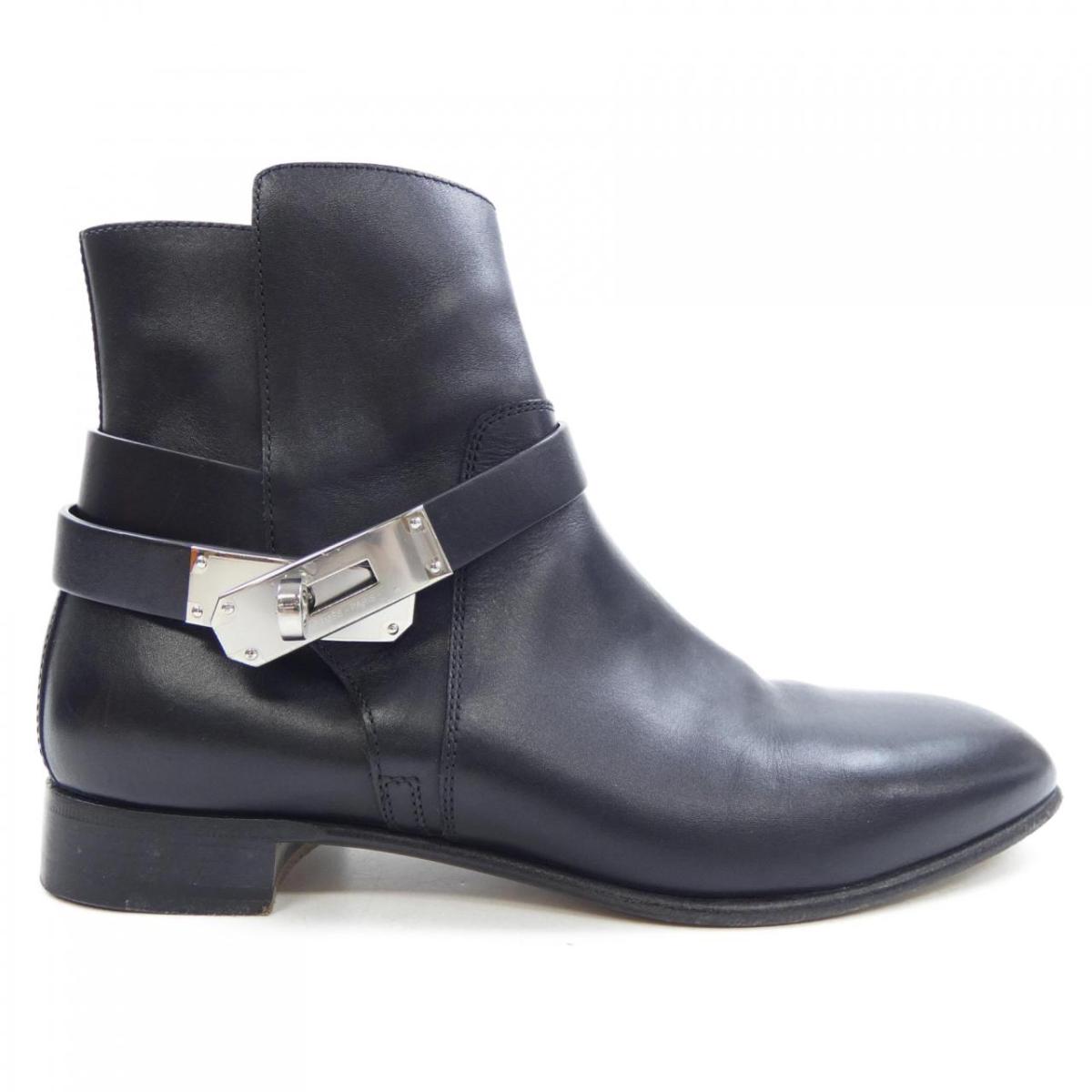 楽天市場】エルメス HERMES 靴 ジョッキーブーツ 黒 革 【送料