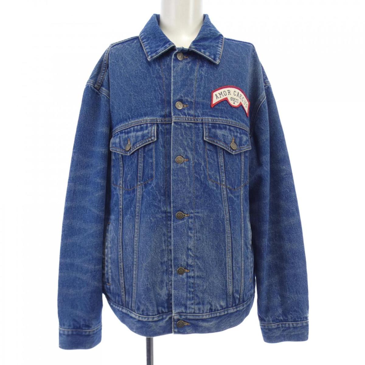 楽天市場】【グッチ】Gucci NYヤンキース デニム ジャケット Gジャン