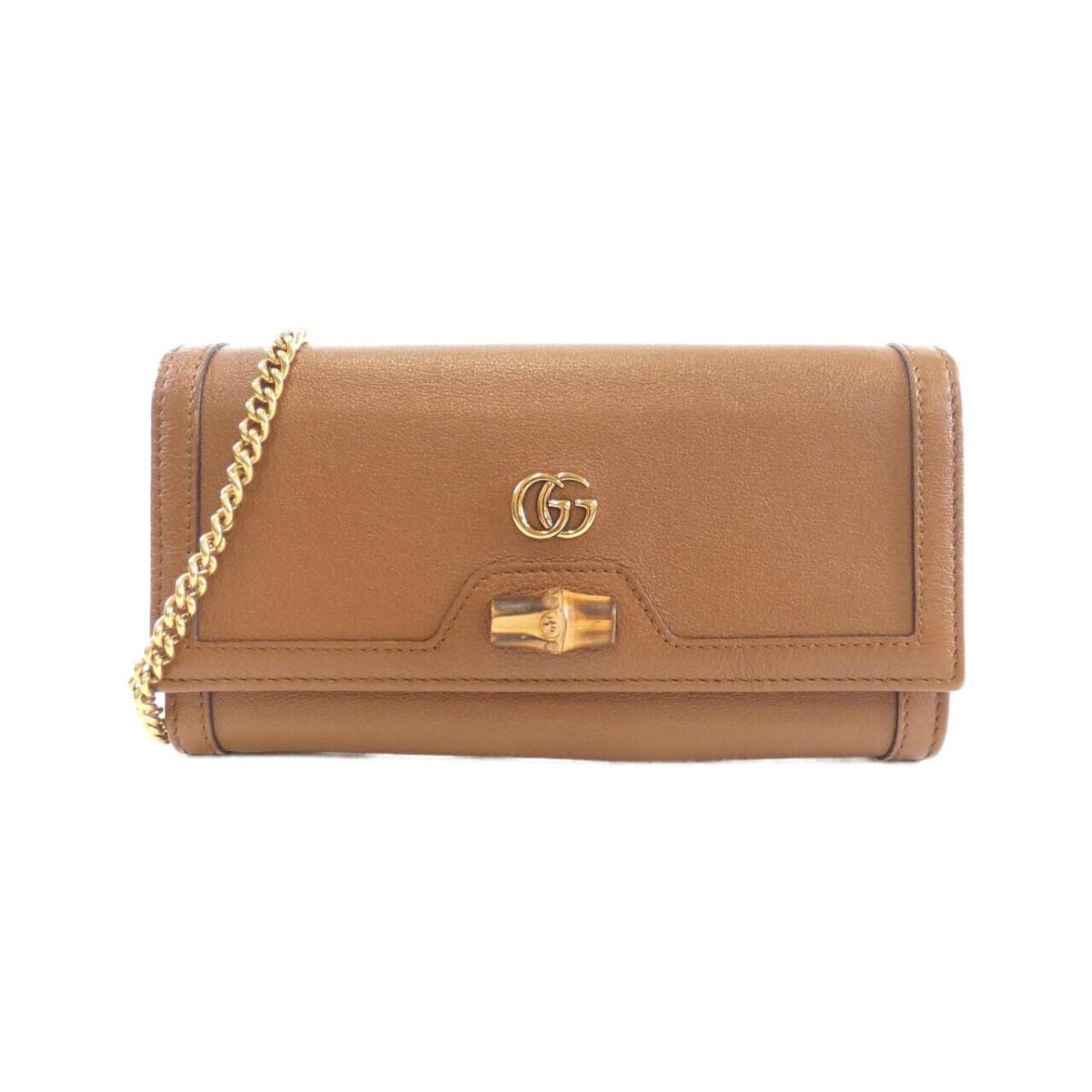 ✨美品✨GUCCI グッチ　ウォレットチェーン レザー グッチ GUCCI インターロッキングG チェーンウォレット 510314