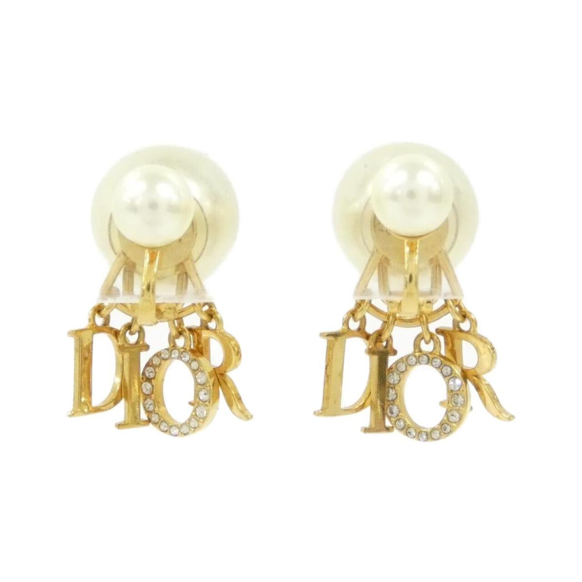 楽天市場】Dior ディオール Petit CD Baroque Stud Earrings