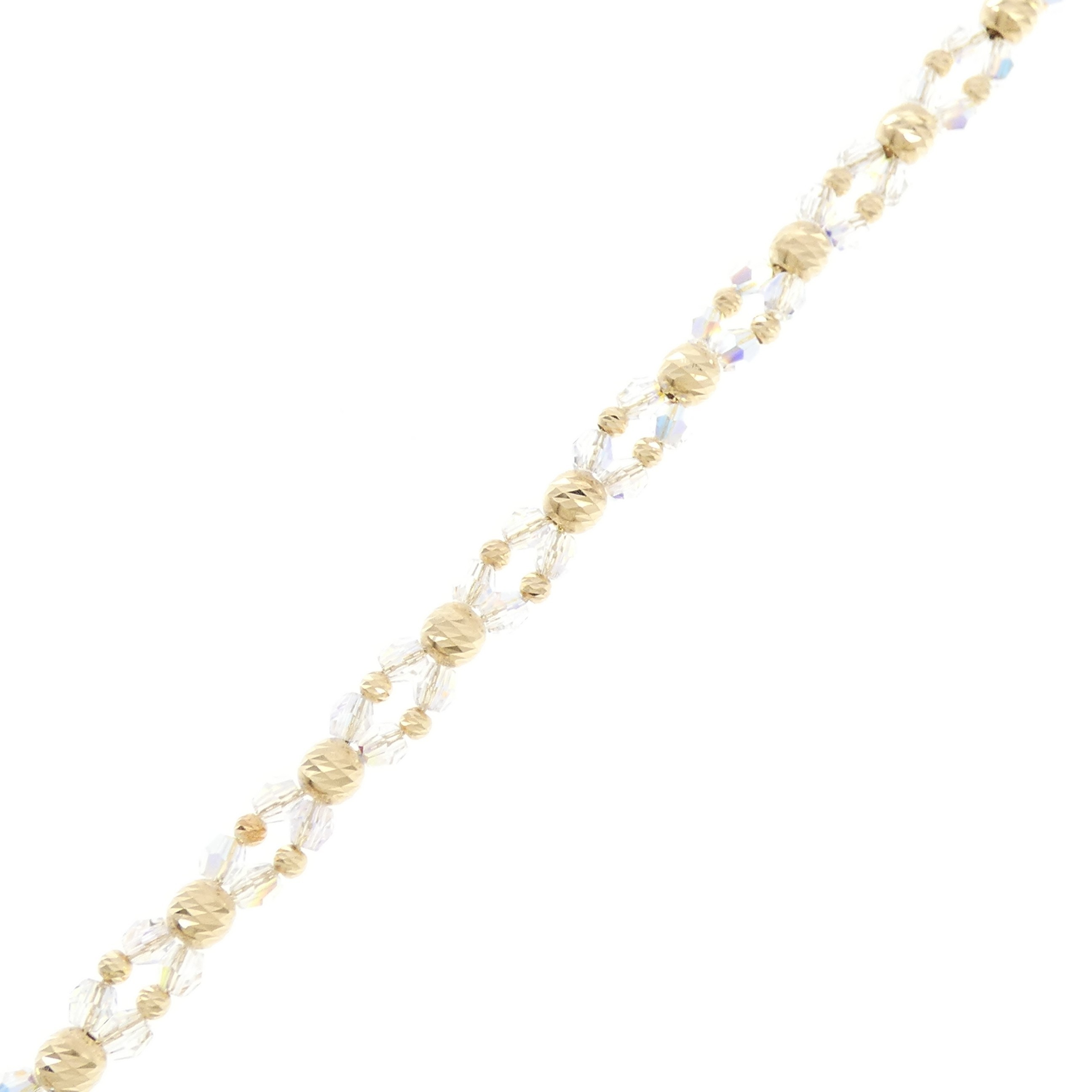 K18YG ガラス ブレスレット【中古】｜KOMEHYO ONLINESTORE 店