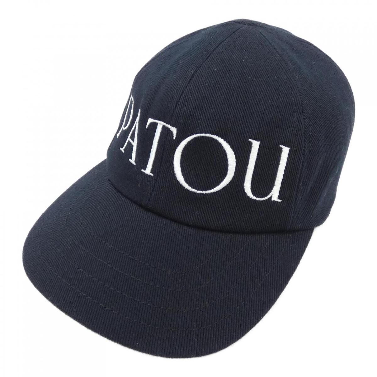 【新品大人気】PATOU ロゴ入りキャップ　S ブラック 楽天市場】【中古】美品 PATOU パトゥ ロゴ刺繍 キャップ S