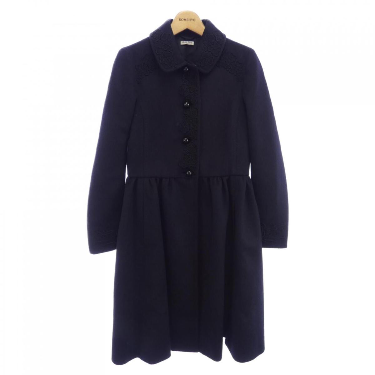 miumiu　ミュウミュウ　バージンウール　コート 楽天市場】【ミュウミュウ】Miu Miu 2019 ヴァージンウール コート