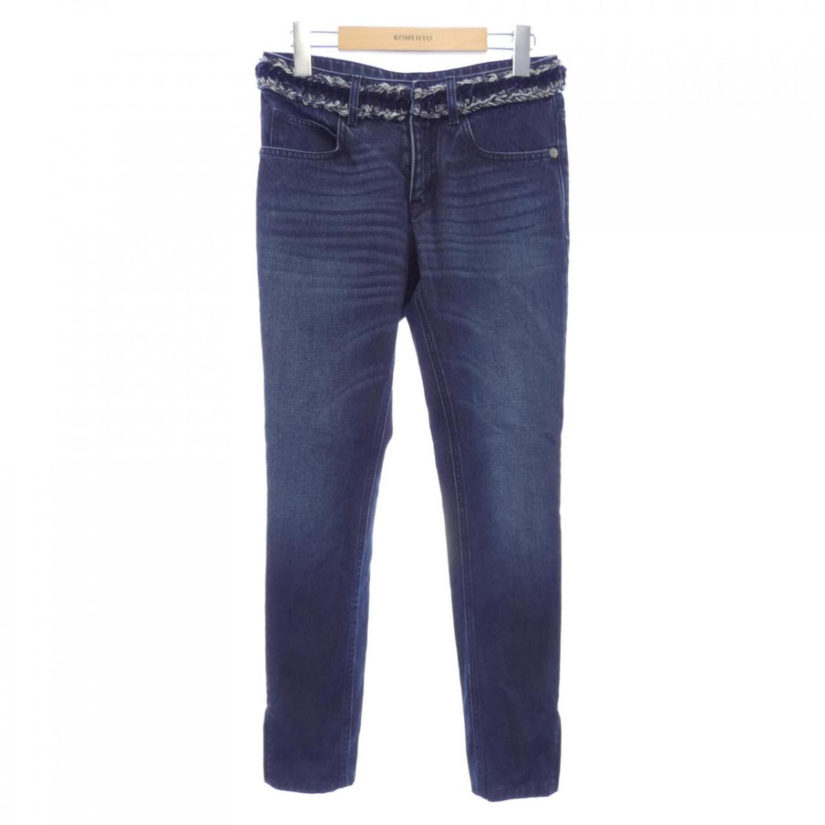 楽天市場】【広尾店】美品 シャネル CHANEL プリントロゴデニムパンツ