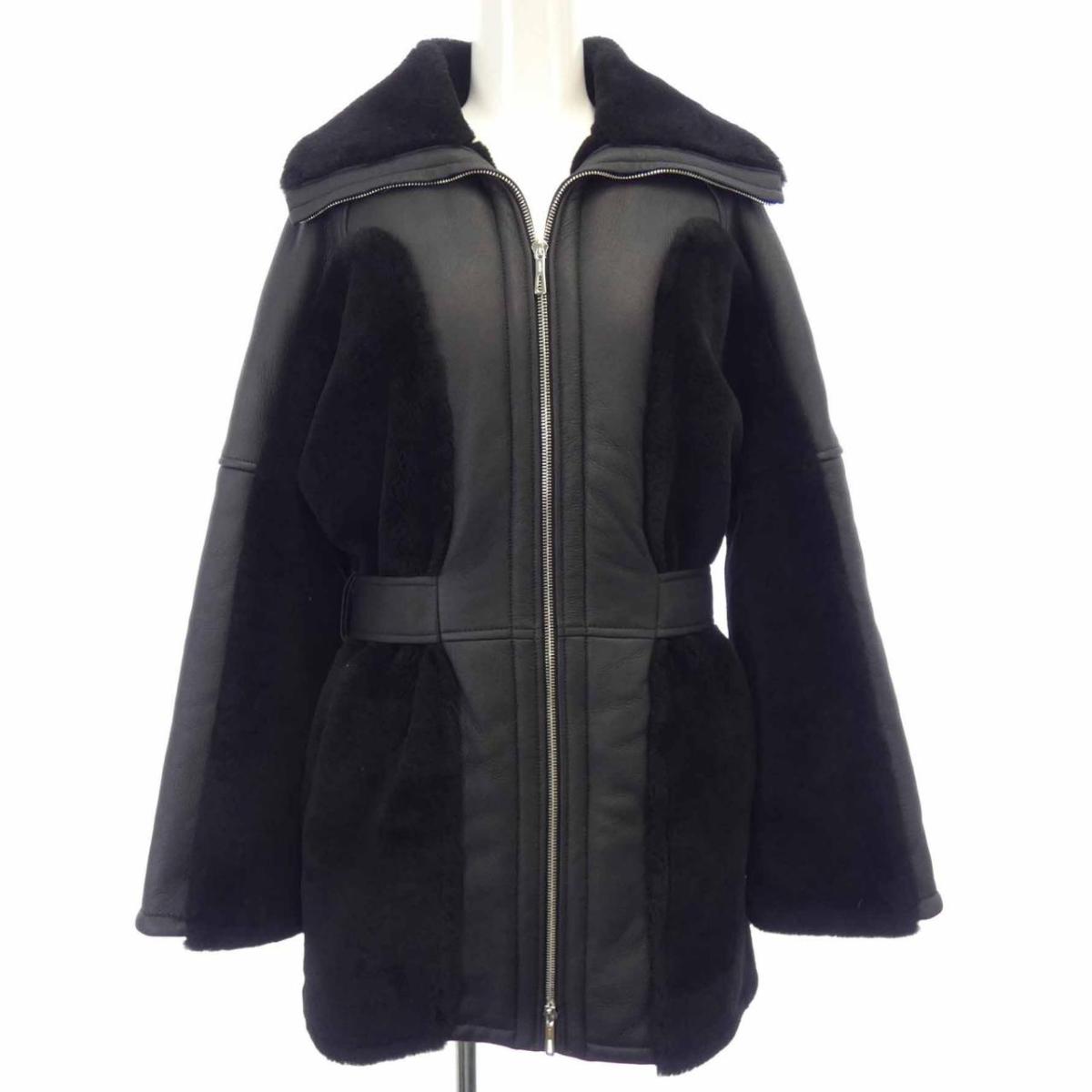 エルメス HERMES ムートンコート【中古】